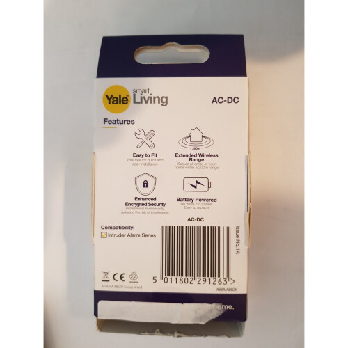 Yale Yale Smart Living AC-DC Sync Door/Window Contact (White) - Wireless 200m Range, Easy Setup, Secure Encryption 1