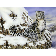 Junior Large Paint By Number Kit 15.25"X11.25"-Alpine Royalty