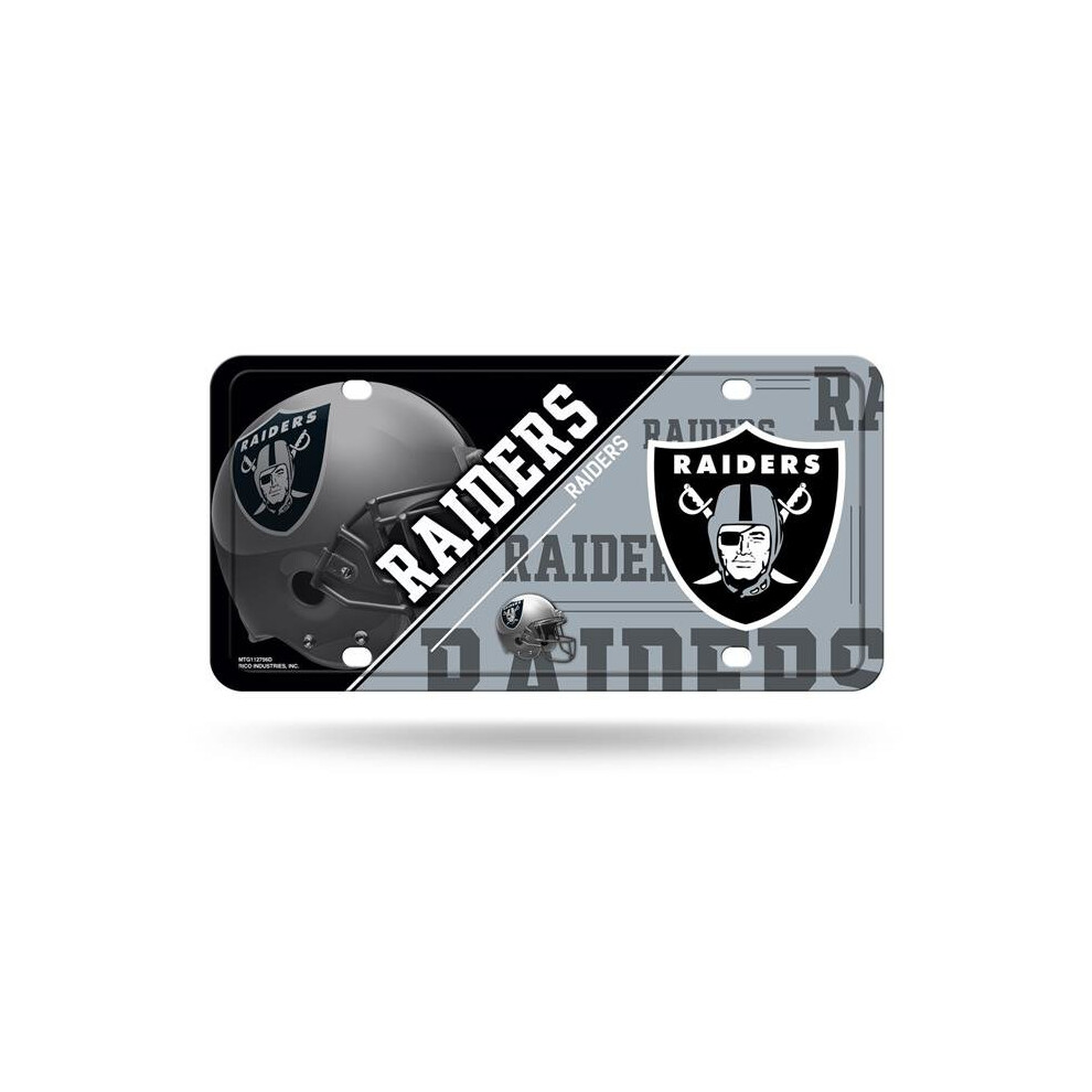 Oakland Raiders License Plate Metal 767345473653