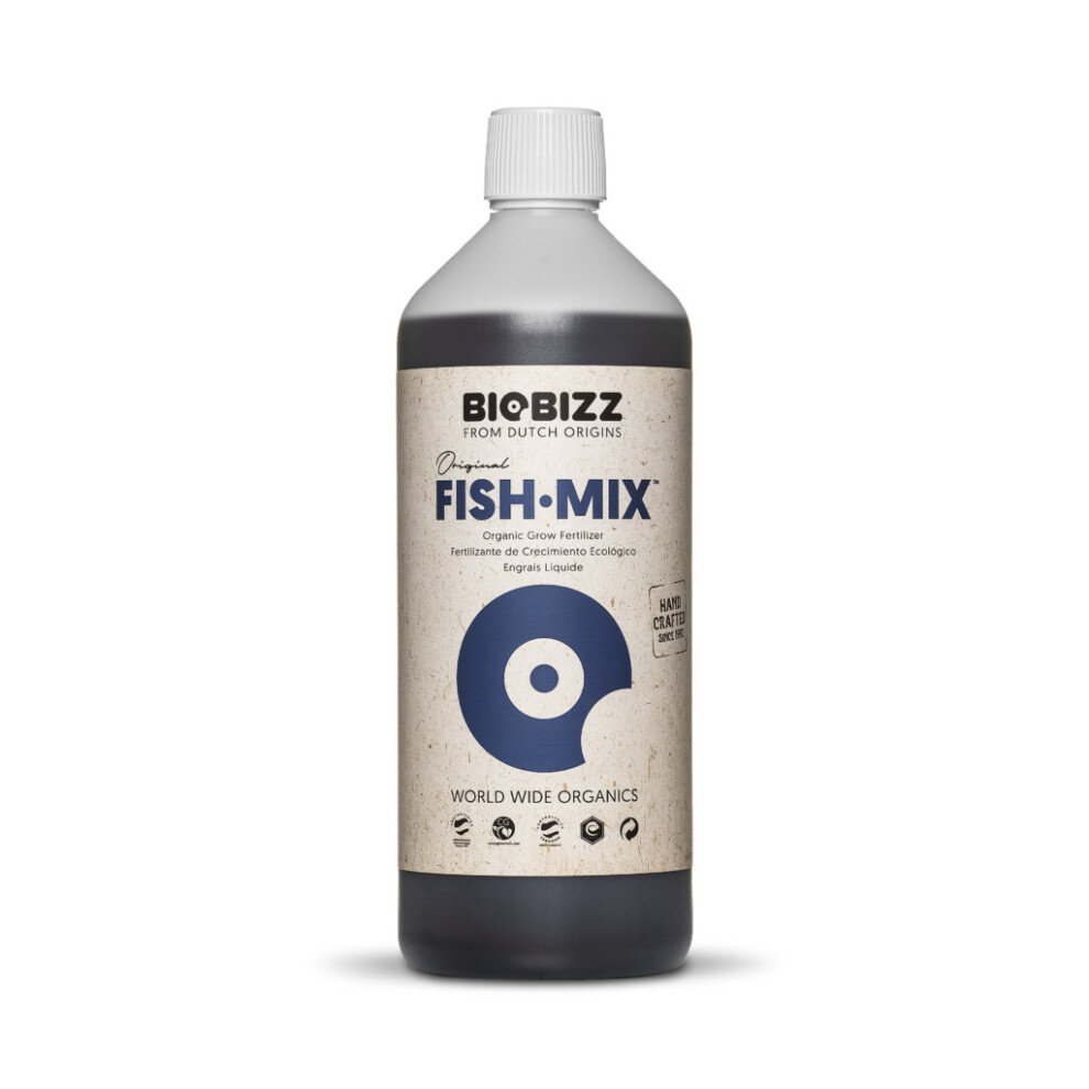 BIOBIZZ FISH MIX 100% ORGANIC GROW FERTILIZER 1L