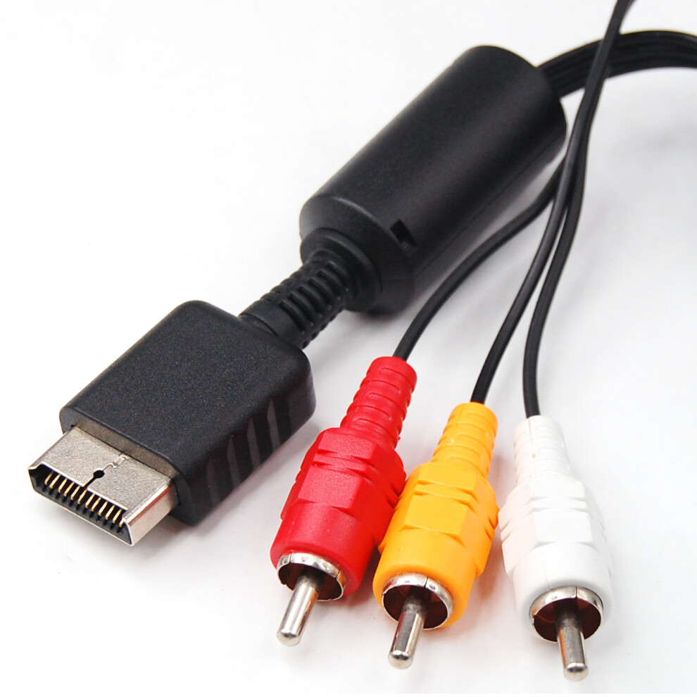 Digiflex Ps2/Ps3 Av Composite Cable - 1.8M Rca Audio/Video Lead Ps002 5060188011347
