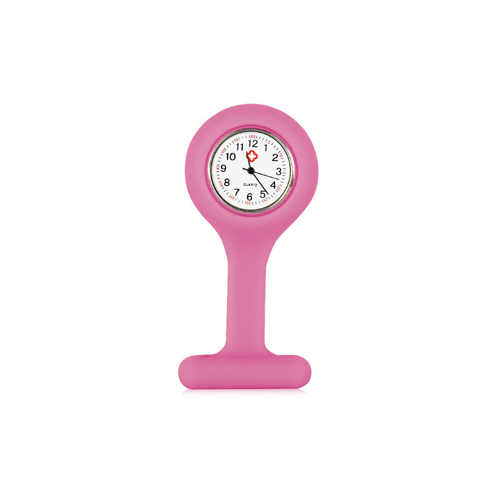 TRIXES Nurses Pink Gel Silicone Plastic Fob Watch