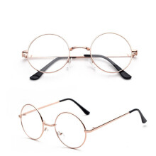 Copper Unisex Round Vintage Glasses TRIXES