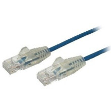 Cable de red - STARTECH - 2M SLIM CAT6 - Color: Negro - 28 AWG - Cable de cobre LSZH