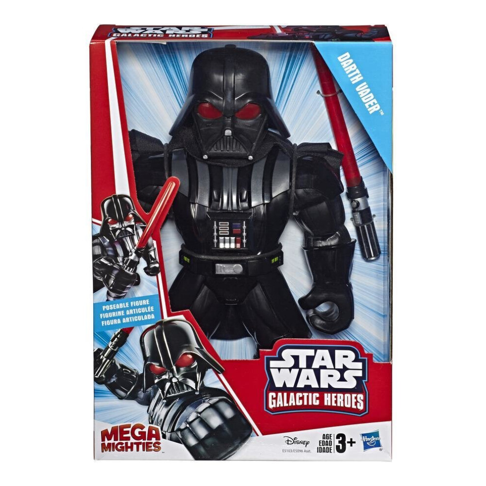 Star Wars Galactic Heroes Mega Mighties Darth Vader 10-Inch Action Figure