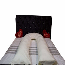 Deluxe qulaity Hollow Fibre Filled 9 ft big U-Pillow, U-shape full body & back support pillow