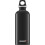 Sigg SIGG 600ml Aluminium Traveller Black leak proof water bottle 1