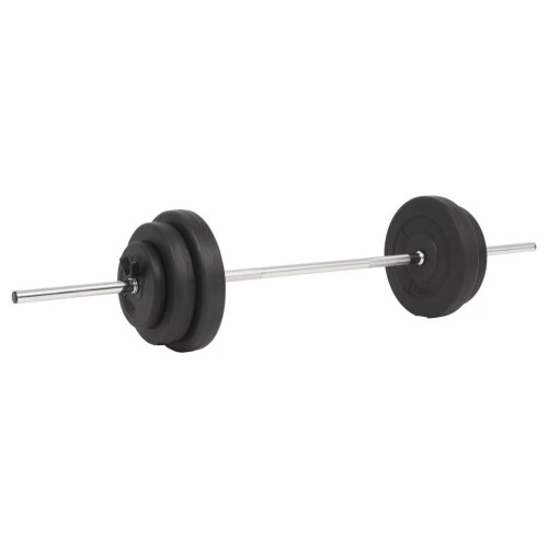 VidaXL 9pc VidaXL 30kg Barbell Set 1