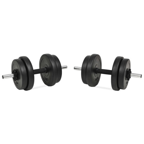 VidaXL vidaXL 14pc 20kg Dumbbell Weight Training Set 1