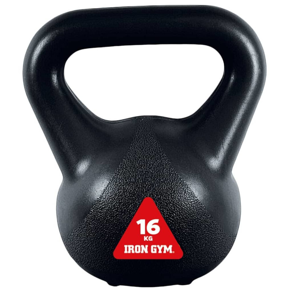 Iron Gym Kettlebell 16kg Exercise Weight Strength Core Training Bell IRG039