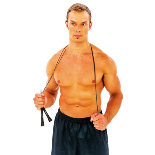 VidaXL Iron Gym - Verstellbares Springseil 2,4 mm 2