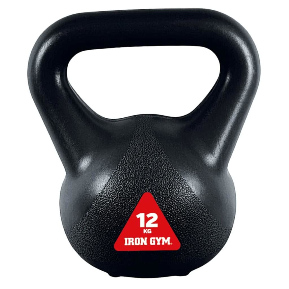 Iron Gym Kettlebell 12kg Exercise Weight Strength Core Training Bell IRG038