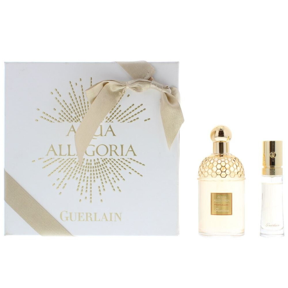 Guerlain Aqua Allegoria Pamplelune Gift Set 125ml EDT Spray + 15ml EDT Spray