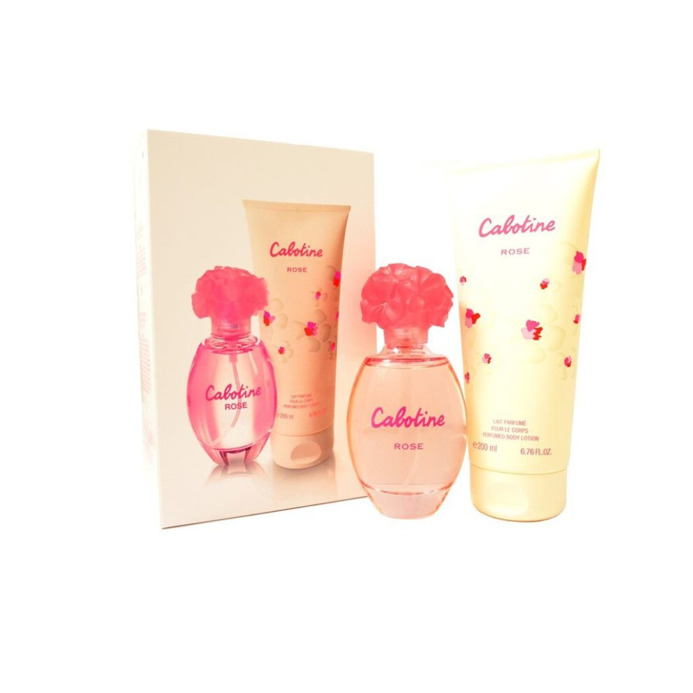 Gres Cabotine Rose Eau de Toilette 100ml & Body Lotion 200ml Gift Set For Her