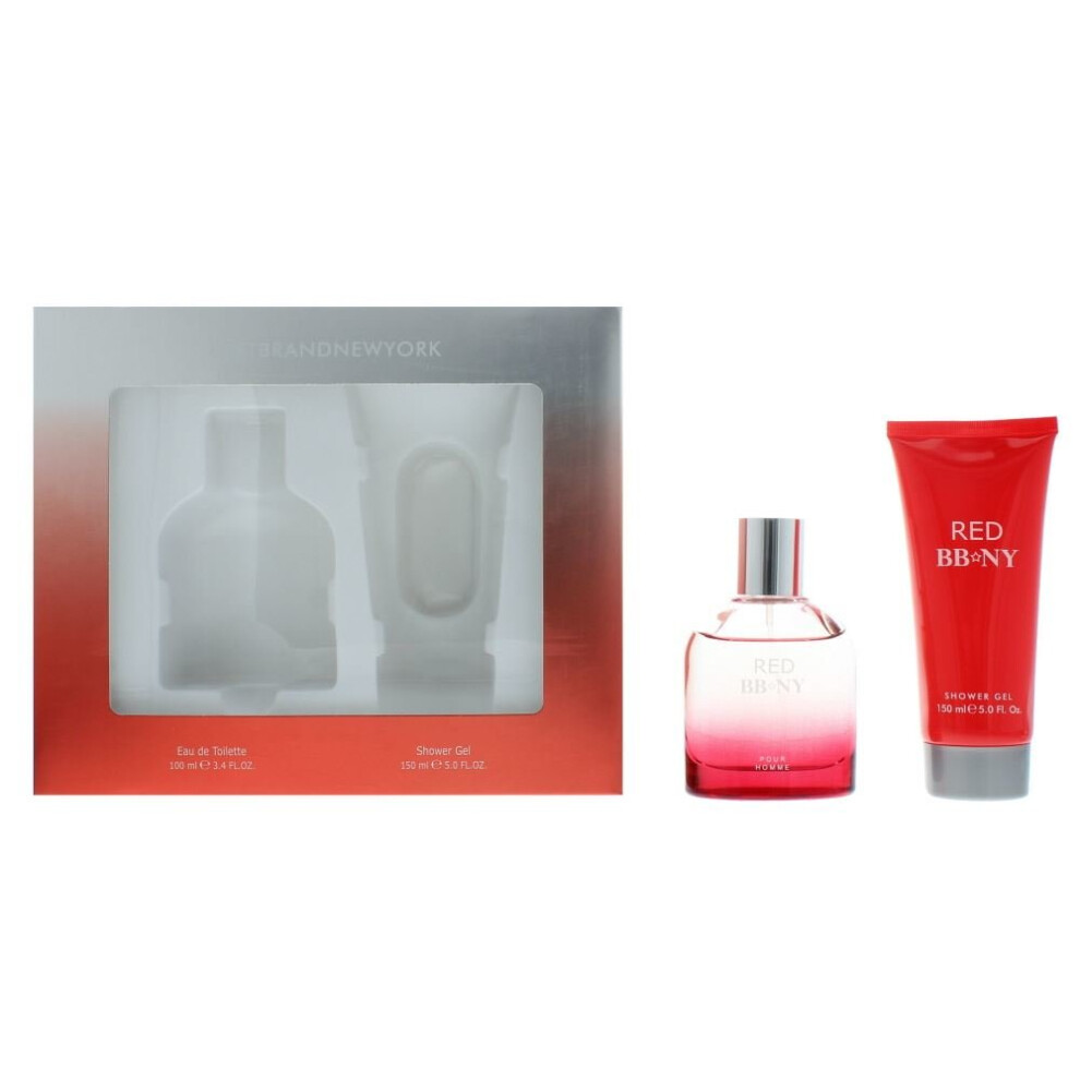 Bbny Red 100ml EDT Spray & Shower Gel 150ml Gift Set