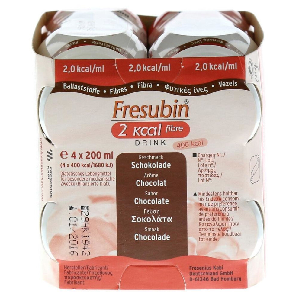 Fresenius Fresubin 2Kcal Fibre Chocolate ( 4X 200Ml)