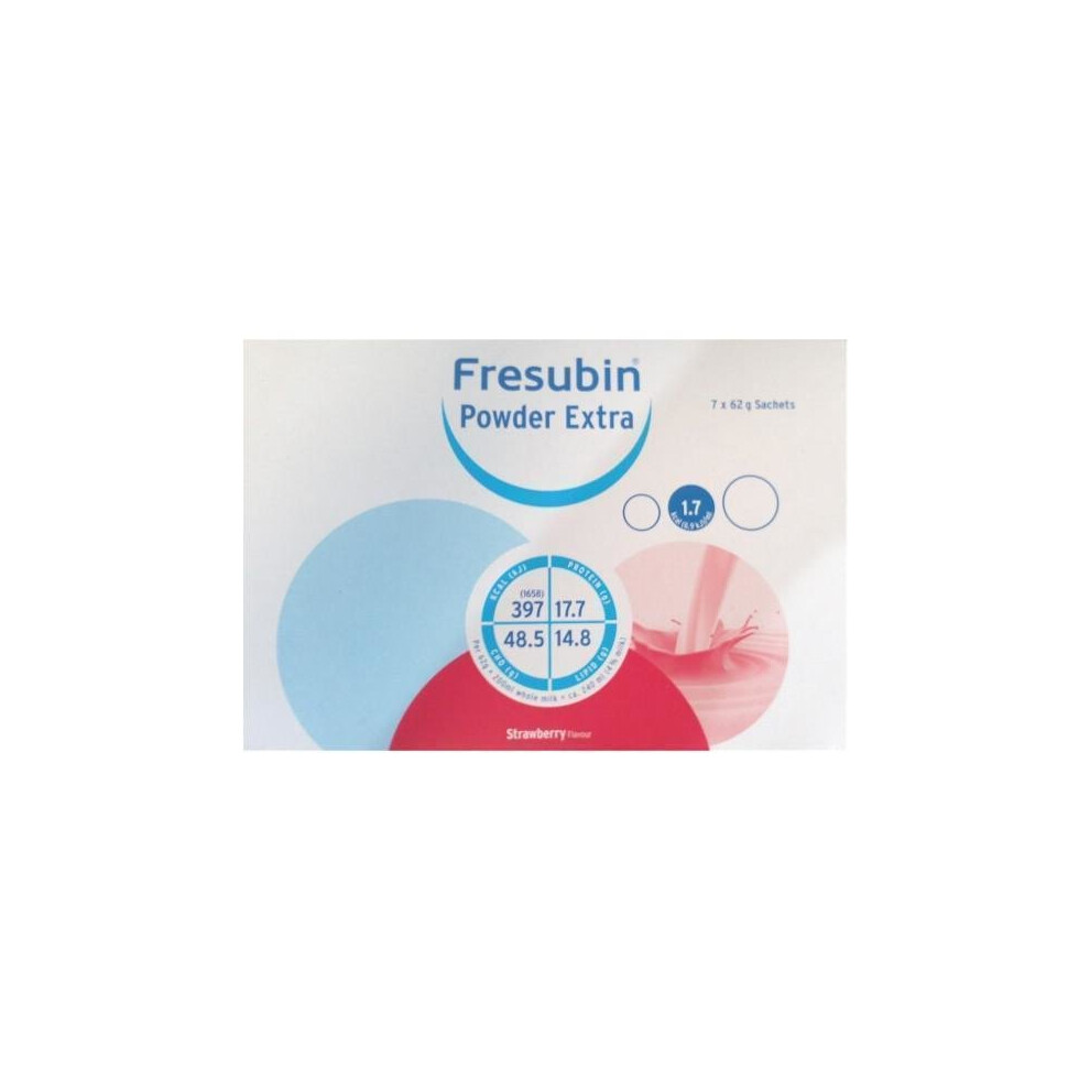 Fresubin Powder Extra Strawberry 62g x 7