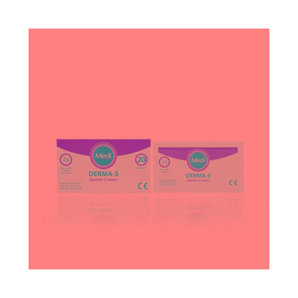 Medi Derma S Barrier Cream Sachets 2g x 20 sachet ( 1 Pack) NEW - Image 4