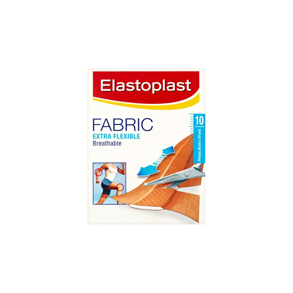 Elastoplast Fabric Dressing Strip - 6cm x 10cm - 10 Strips