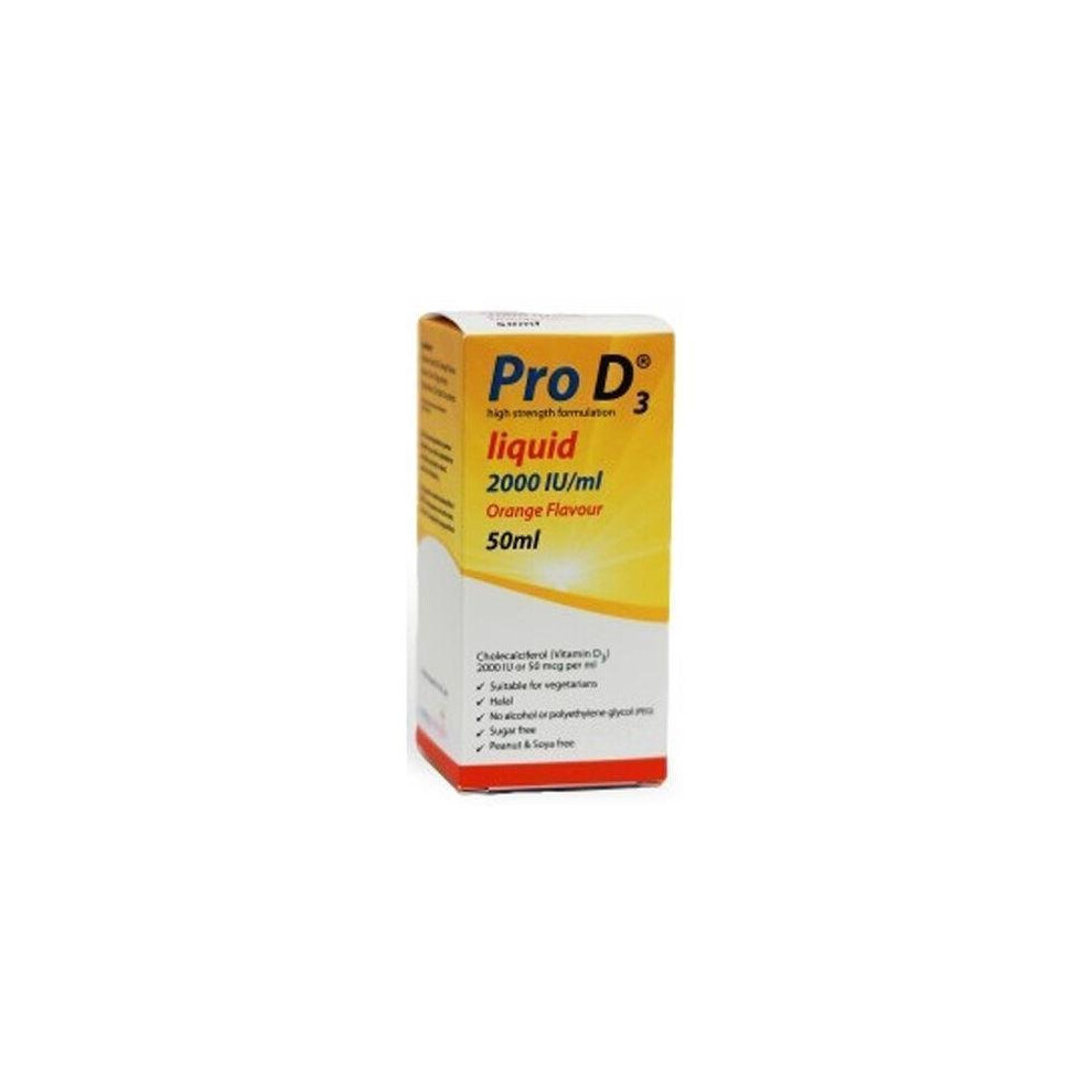 Synergy Biologics Pro D3 Vitamin D3 2000Iu Liquid 50Ml