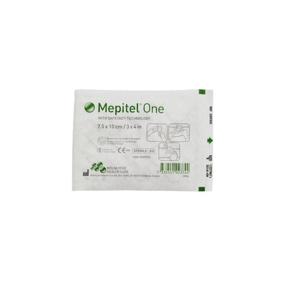 Molnlycke Mepitel One Safetac Wound Dressing 6Cm X 7Cm X 5