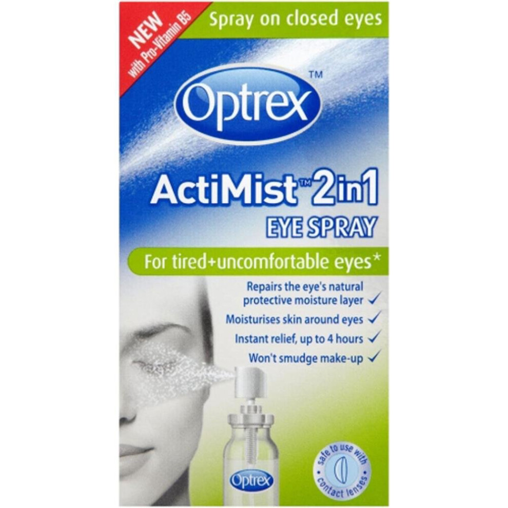 Optrex Actimist 2in1 Tired + Uncomfortable Eye Spray 10ml