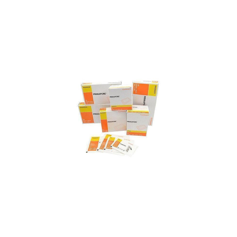 Smith & Nephew Primapore Adhesive Non-Woven Absorbent Wound Dressings 10Cm X 8Cm X20
