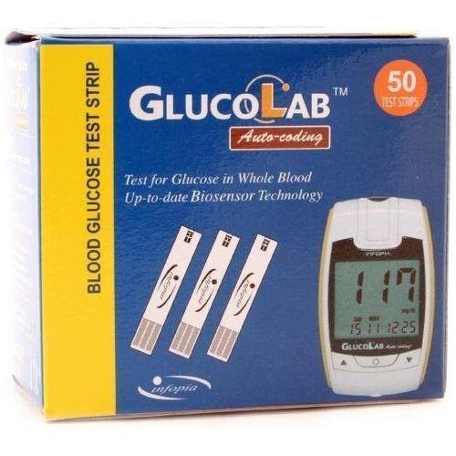 GlucoLab Blood Glucose Test Strip x 50