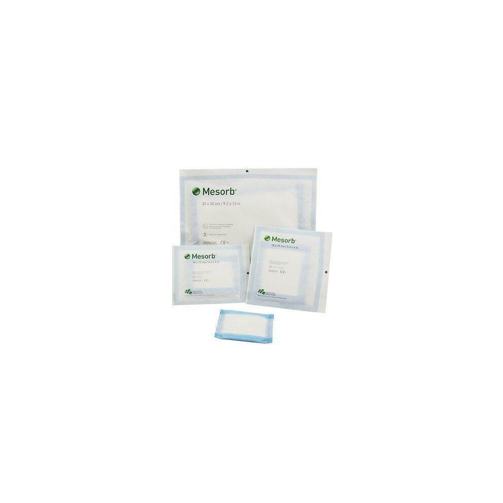 Mesorb Cellulose Absorbent Dressings 10cm x 10cm x10 - Highly Absorbant