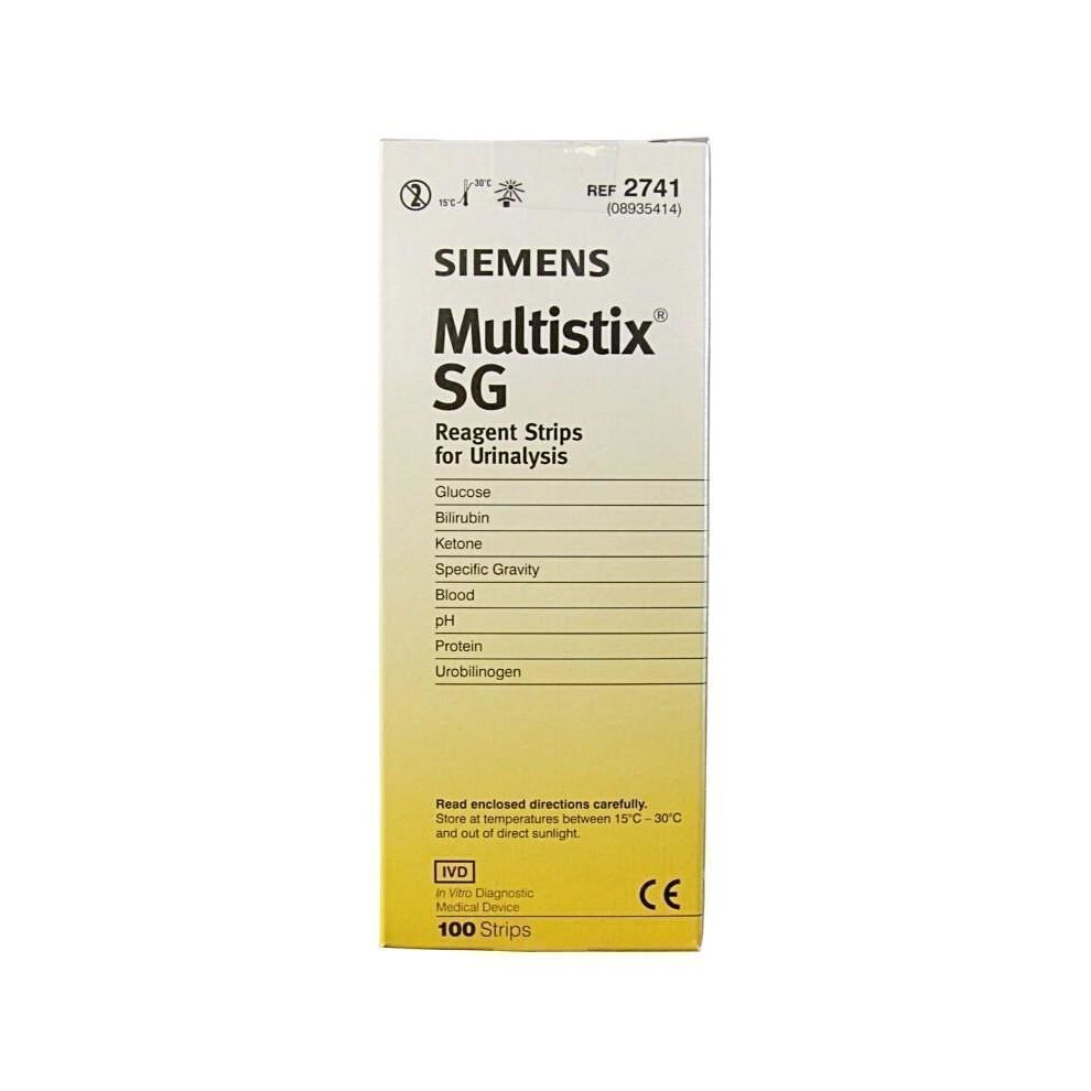 Siemens Multistix SG Professional Urine Reagent Test Strips x 100