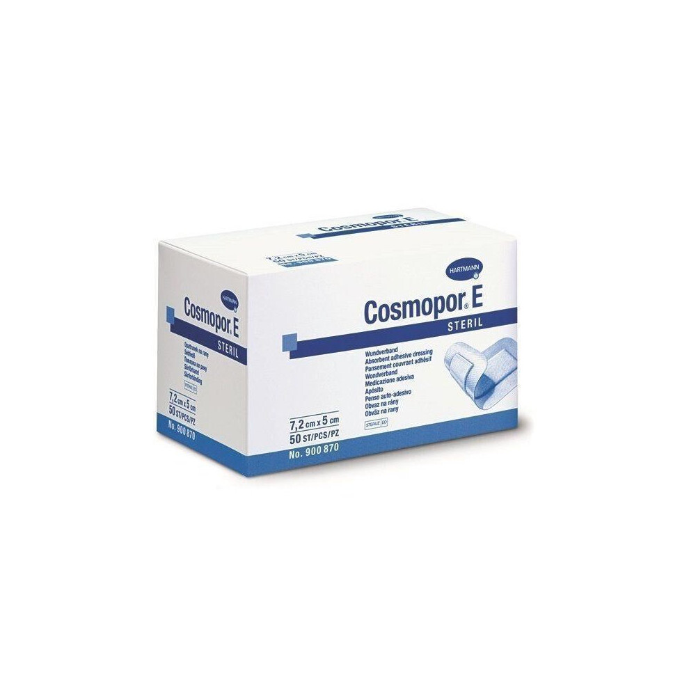 Cosmopor E Sterile Adhesive Wound Dressings 7.2cm X 5cm X 50