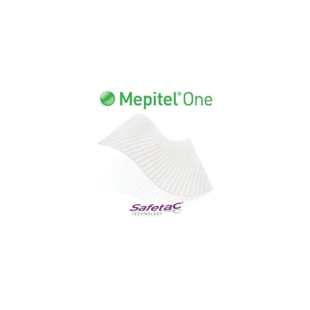 Molnlycke Mepitel One Safetac Wound Dressing 9Cm X 10Cm X 5