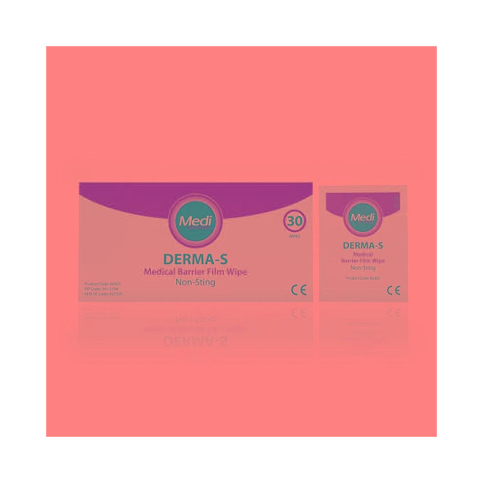 Medicareplus Medi Derma-S Non-Sting Barrier Wipes X 30