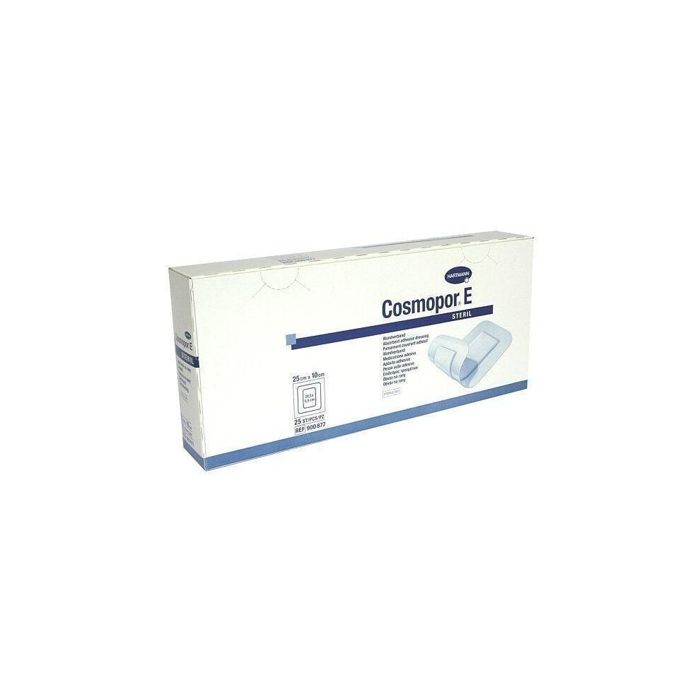 Hartmann Cosmopor E Sterile Adhesive Wound Dressings 35Cm X 10Cm X 25 Surgical Cuts Burns