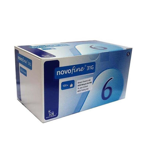 Novofine Pen Needles 6mm 31G x 100