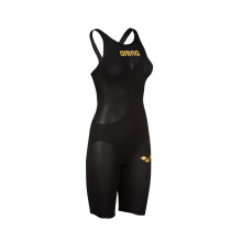 (26, Black/Gold) Arena Women's Arena Carbon Air2 Kneesuit Competition Swimwear