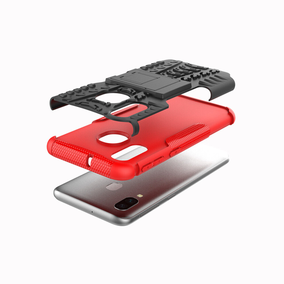 red--slim-armour-shockproof-case-cover-stand---lcd-guard-for-samsung-galaxy-a40