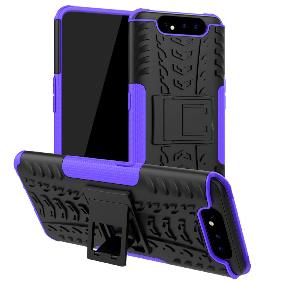 purple--slim-armour-shockproof-case-cover-stand---lcd-guard-for-samsung-galaxy-a80