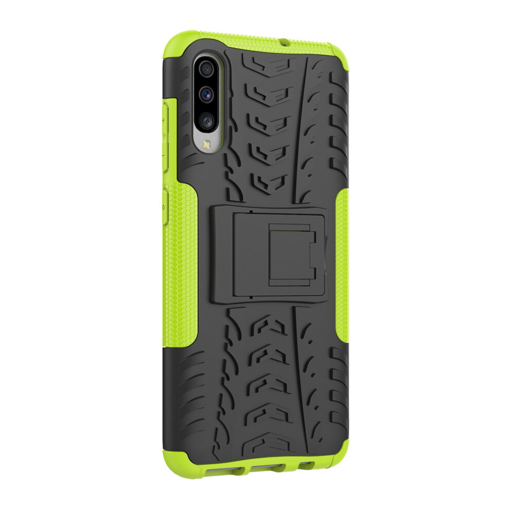 green--slim-armour-shockproof-case-cover-stand---lcd-guard-for-samsung-galaxy-a70
