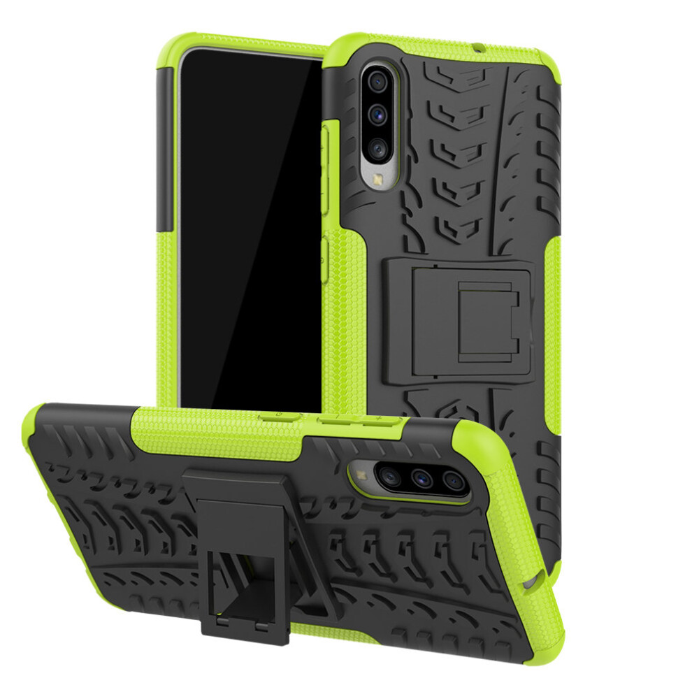 green--slim-armour-shockproof-case-cover-stand---lcd-guard-for-samsung-galaxy-a70