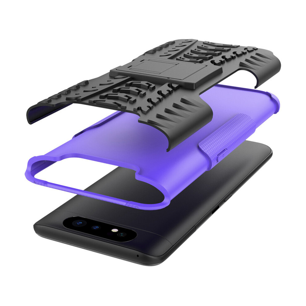 purple--slim-armour-shockproof-case-cover-stand---lcd-guard-for-samsung-galaxy-a80