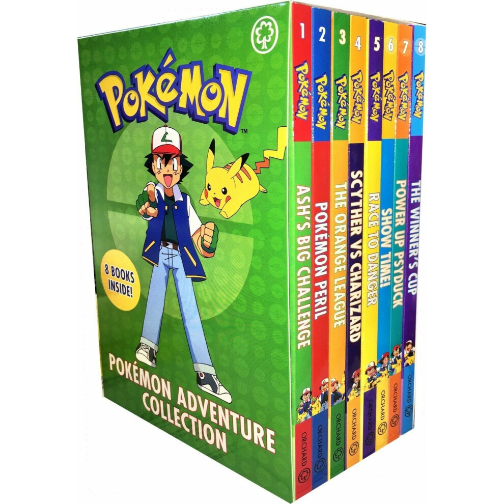 Pokemon Adventure Collection 8 Books Box Set Manga pack Winners Cup