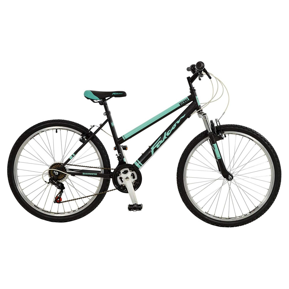 Falcon Vienne 26 Inch Front Suspension Mountain Bike Black/Teal