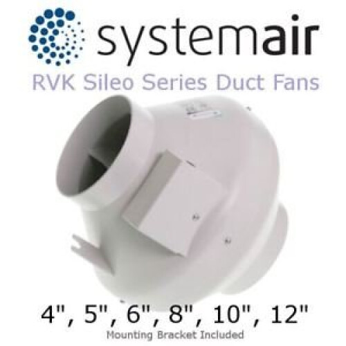 (250 ML ) RVK FAN SYSTEM AIR SILEO INLINE INTAKE OR EXTRACTOR FAN 1
