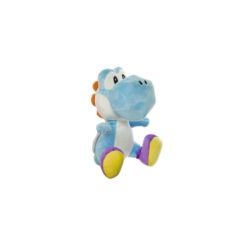 Photos - Other Toys Plush - Nintendo - Super Mario - Light Blue Yoshi 6" New Soft Doll Toy 1219