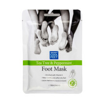 Escenti Cool Feet Foot Mask Sock ~ Tea Tree And Peppermint
