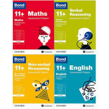 Bond 11+ Assessment Papers 6-7 Yrs 4 Books Collection Set