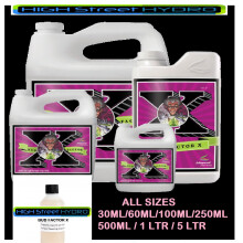 (1 LTR ) BUD FACTOR X ADVANCED NUTRIENTS DECANTED ALL SIZES TO SAVE MONEY HIGHSTREETHYDRO