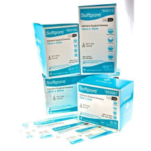 Softpore Dressings 6 x 7cm x 60 | Wounds Ulcers | Adhesive | 803067