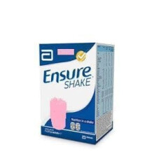 Ensure Powder Shake Strawberry (7 x 57 g) - Medical Nutrition for disease-related malnutrition, 389 kcal & 17 g protein per serving